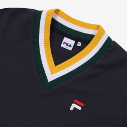 Fila Heritage Long Sweatshirt Női T-shirt Sötétkék | HU-36385